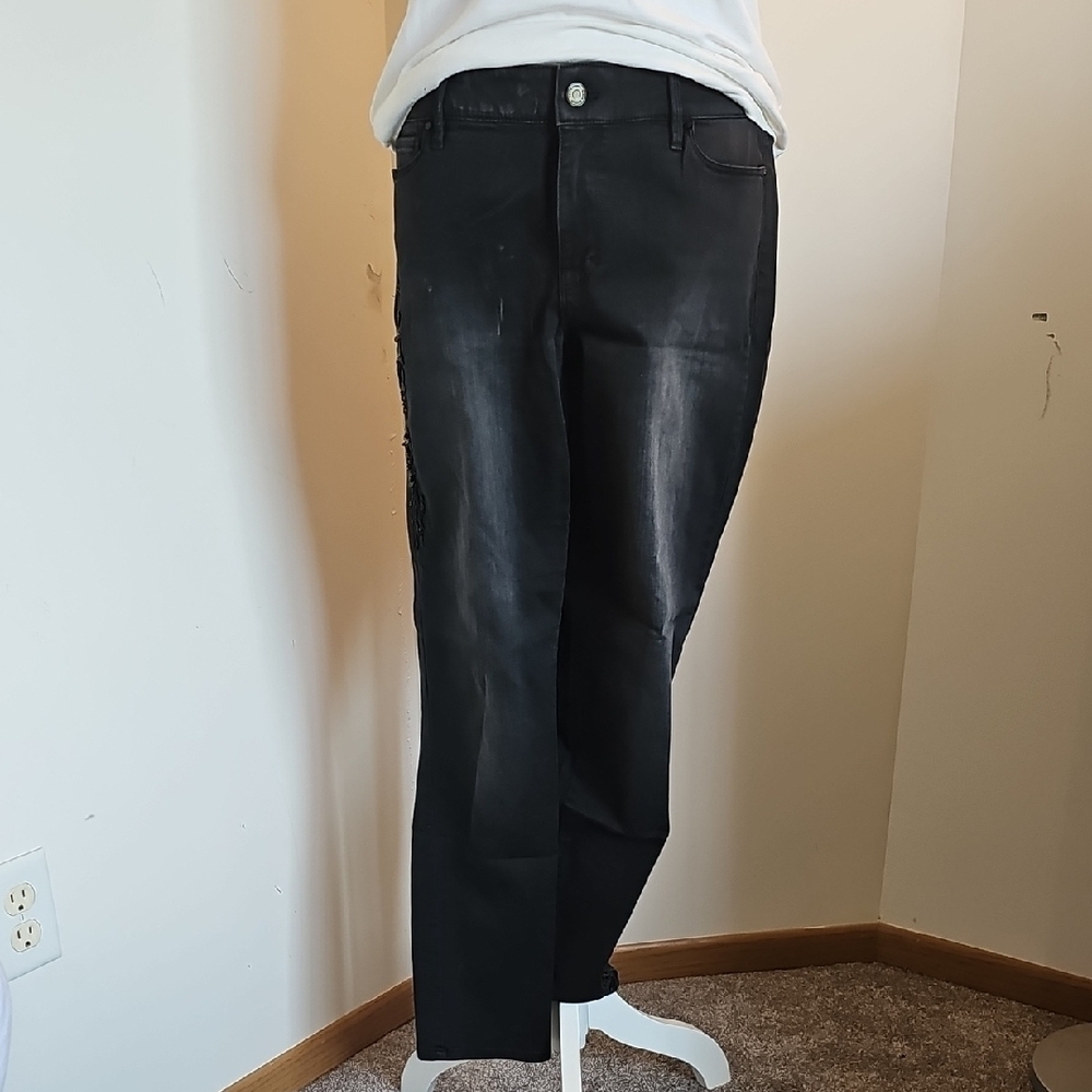 Black Skinny Ankle Jeans